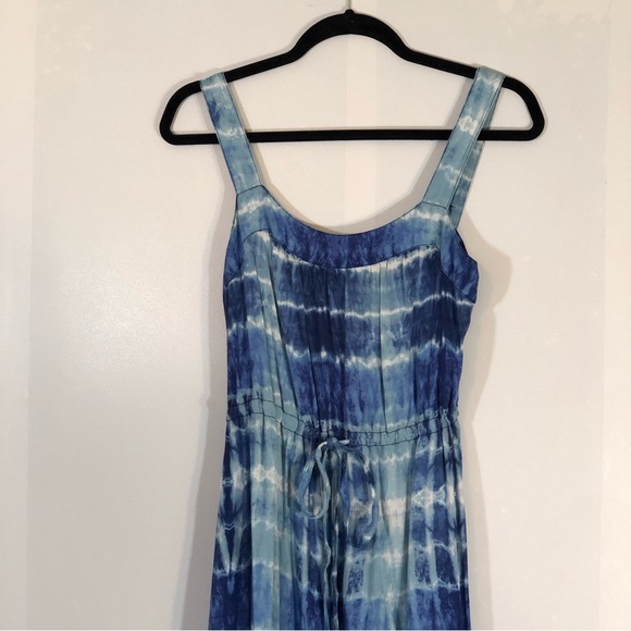 Beach Lunch Lounge Coley Tie Dye Sleeveless Lightweight Sundress with Tie String - Picture 3 of 14